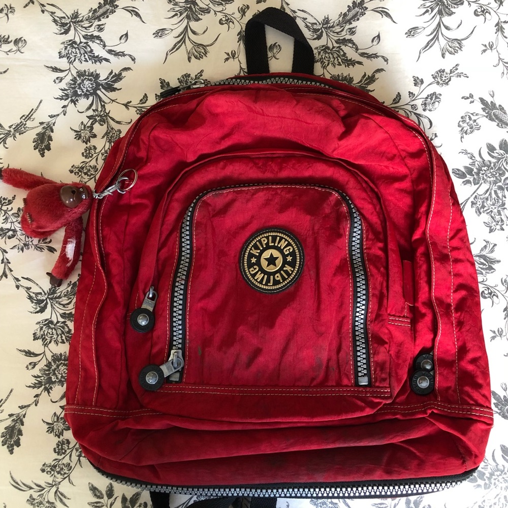 Kipling Backpack, Red